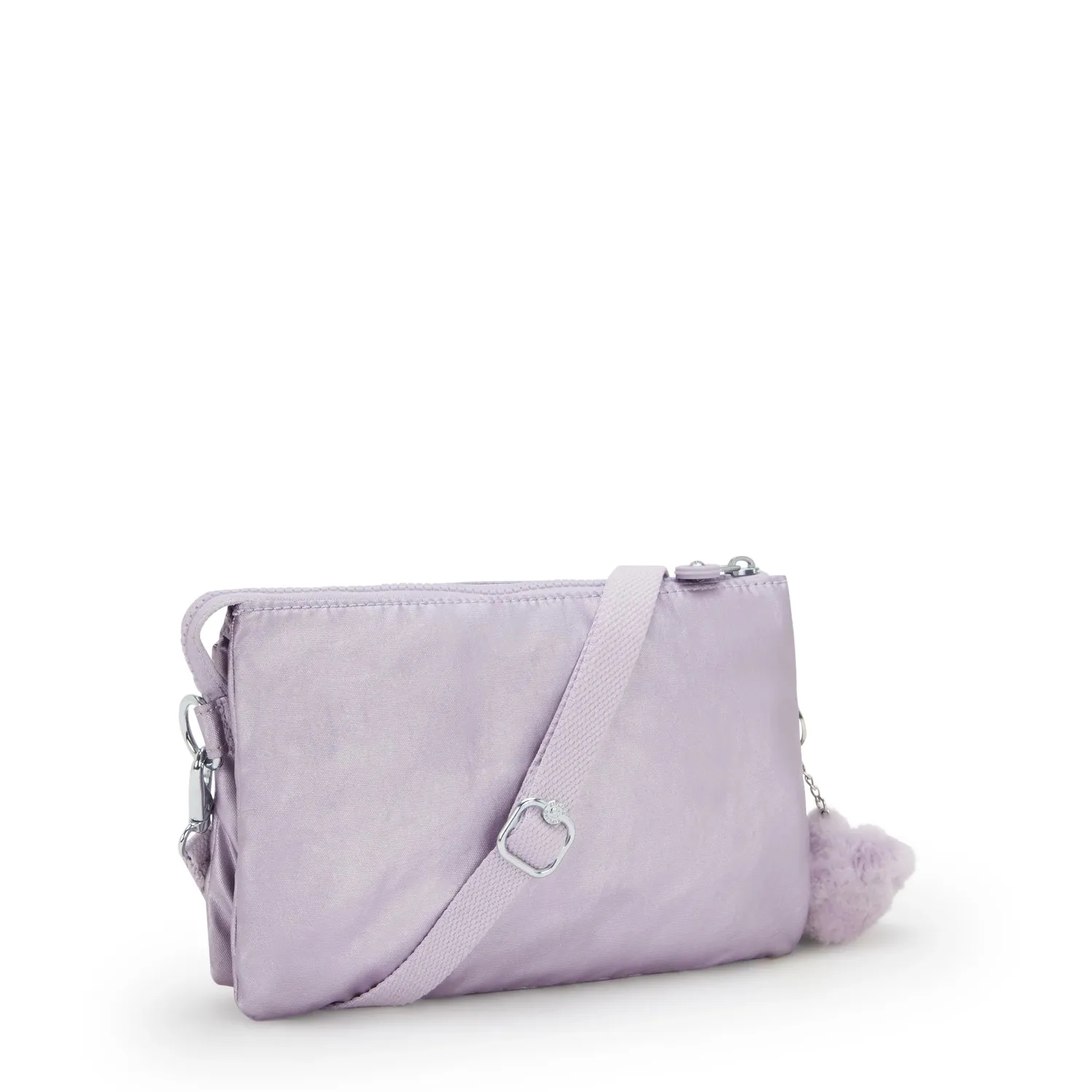 Kipling Riri crossbodytas Klein Lilac Moon Metallic glans