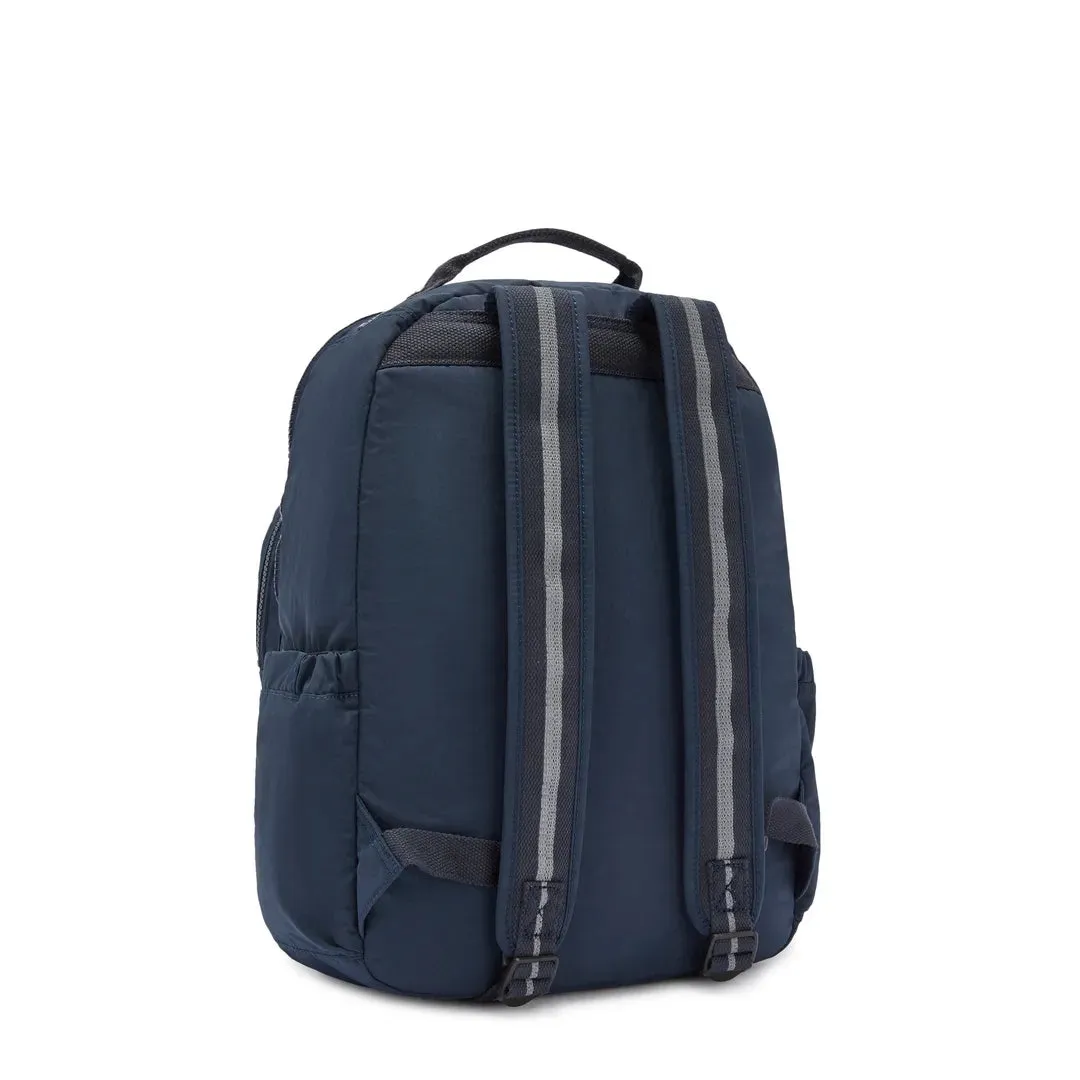 Kipling Seoul rugzak Groot True Blue Tonal 15 inch laptopvak