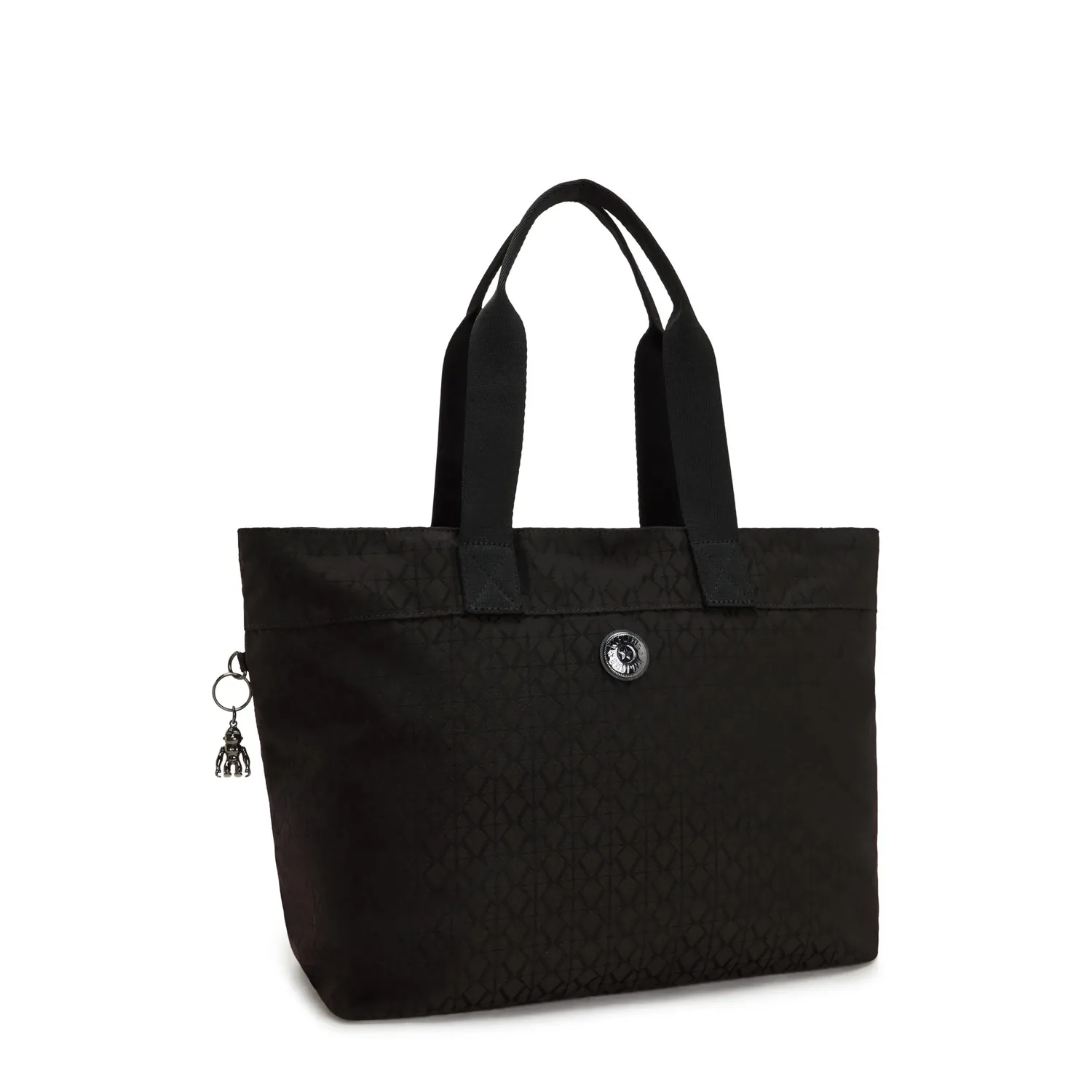 Kipling Colissa Up shopper Groot Black Sign Jacquard laptopvak