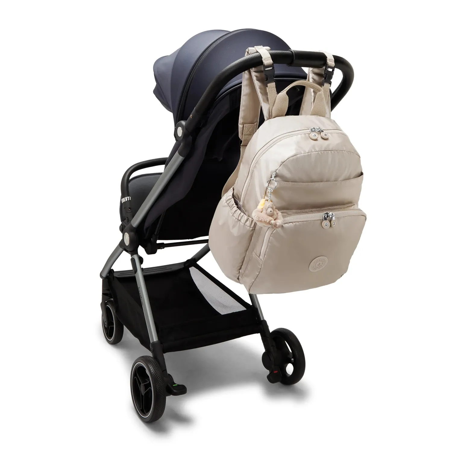 Kipling Maisie babyrugzak Tiny Metallic Glow Medium verschoningsmat