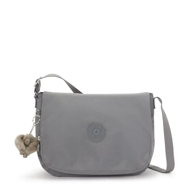 Kipling Earthbeat M schoudertas Inviting Grey medium crossbody
