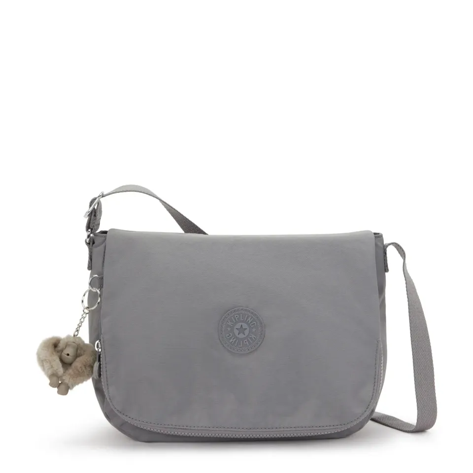 Kipling Earthbeat M schoudertas Inviting Grey medium crossbody