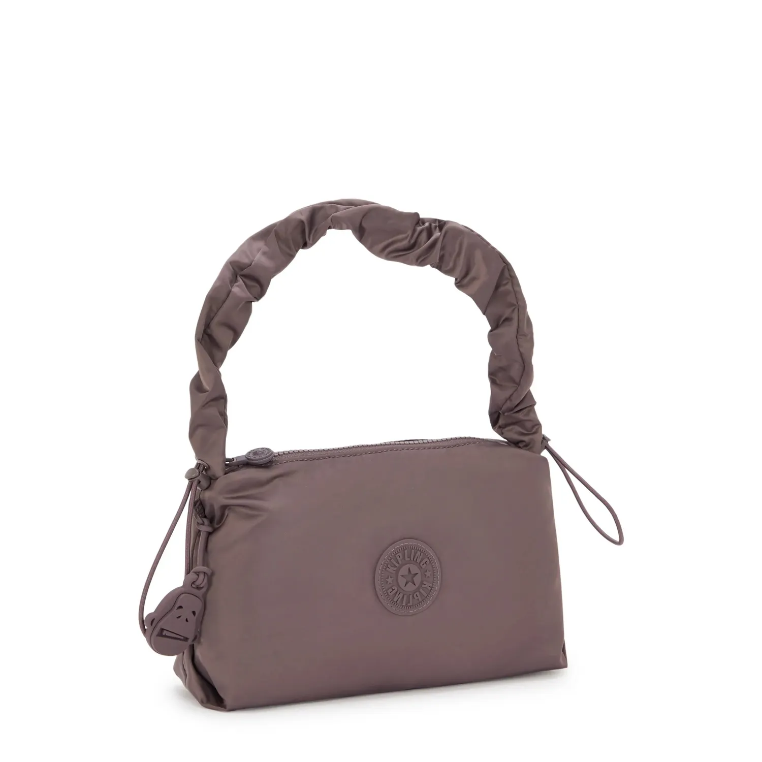 Kipling Eleni schoudertas Klein Simply Mocha met ritsvak