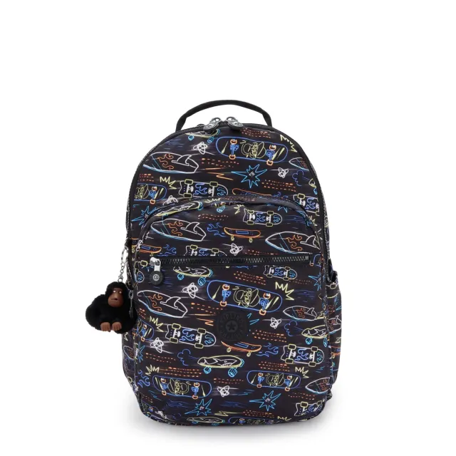 Kipling Seoul Lap rugzak Groot Neon Skate 15 inch laptopvak