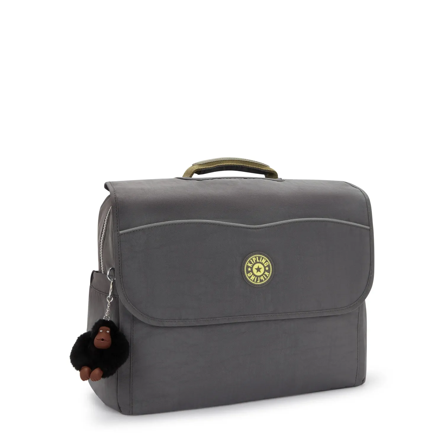 Kipling Codie M rugzak Back to Grey medium A4 flessen