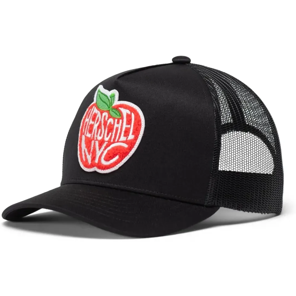 Herschel Whaler Tall Mesh Pet NYC Big Apple Zwart