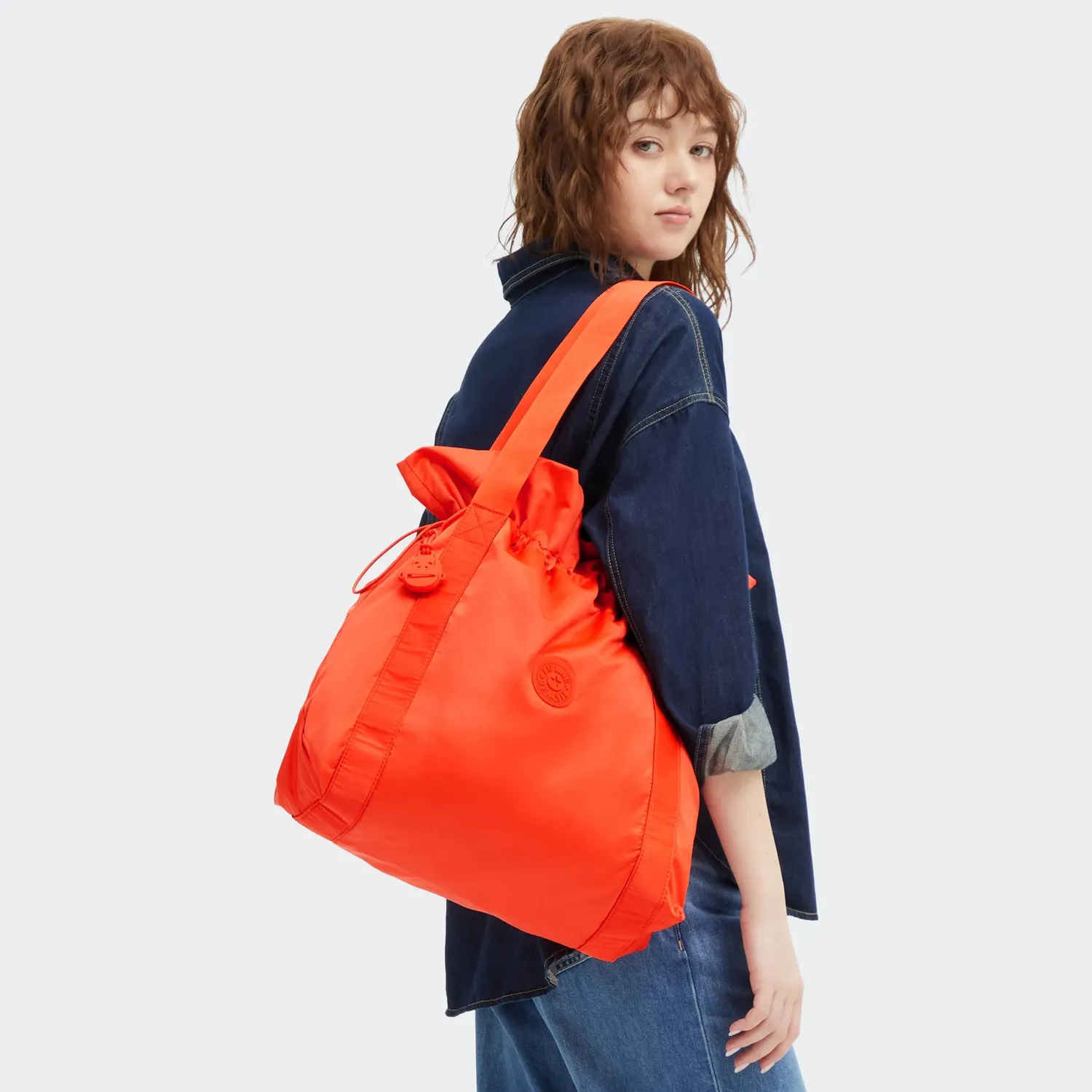 Kipling Elmar shopper Medium Open Orange A4