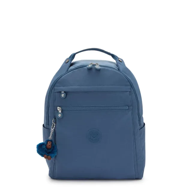 Kipling Micah rugzak Medium Delicate Blue met laptopvak