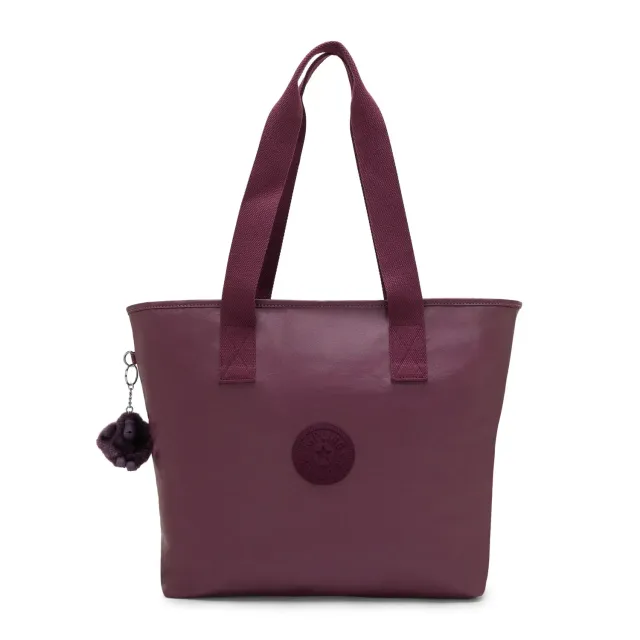 Kipling Anina shopper Grape Wine Metallic medium A4