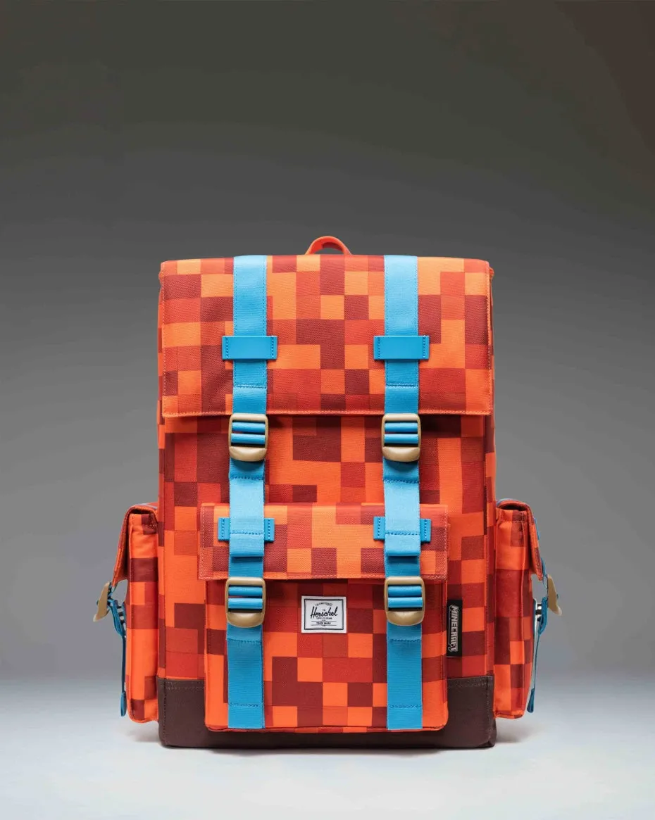 Herschel Little America Cube rugzak Minecraft Black Block