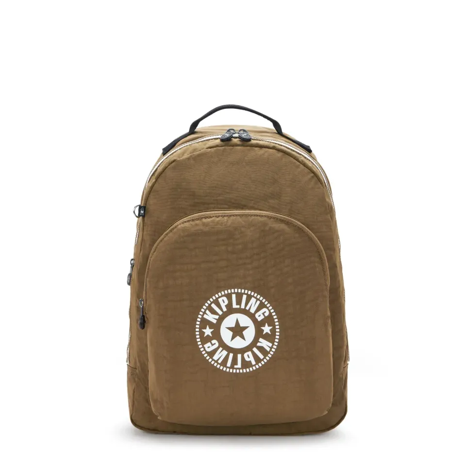 Kipling Curtis XL rugzak Smooth Khaki Center 15 inch