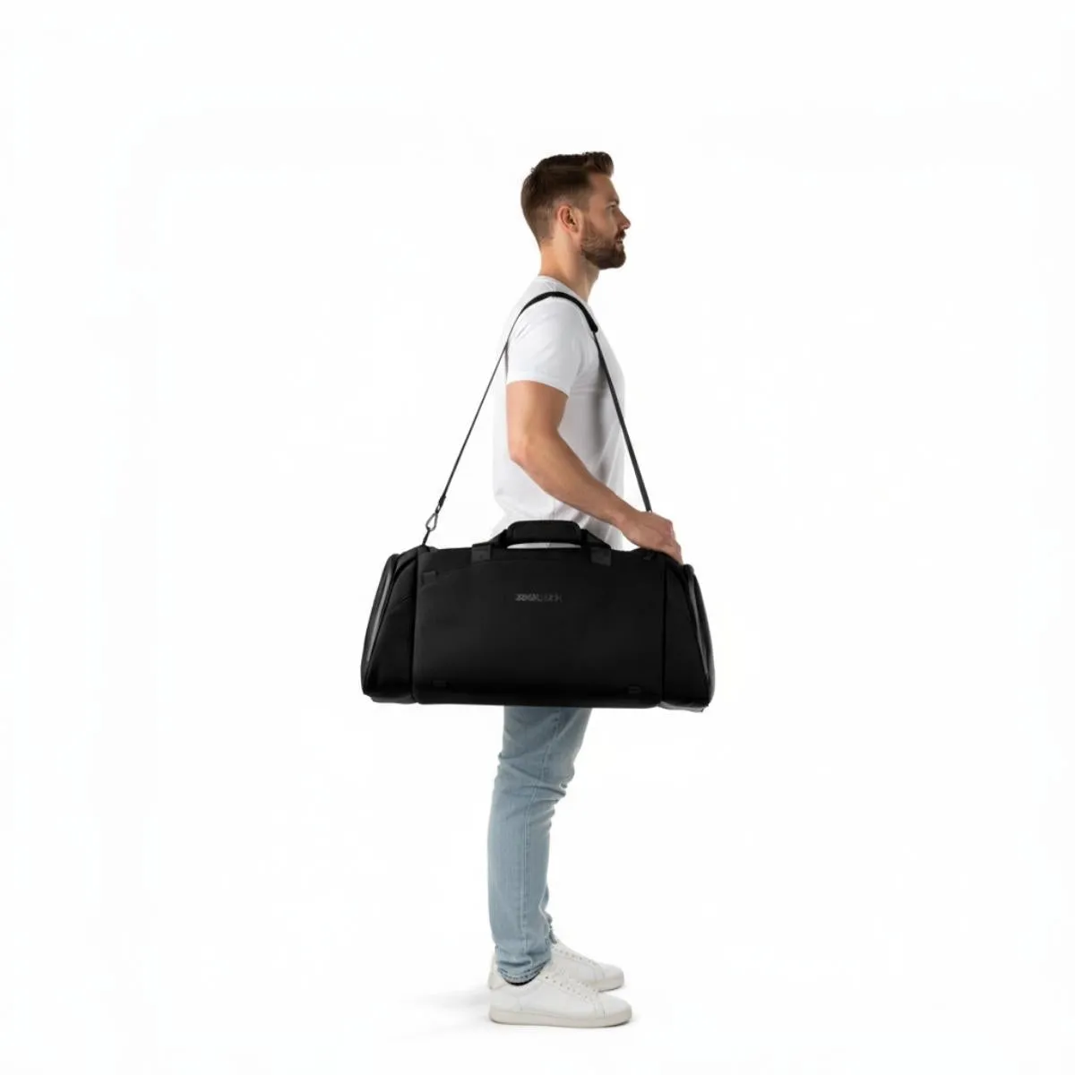 Zeeksack The Weekender 50L reistas zwart 50 liter schuhfach