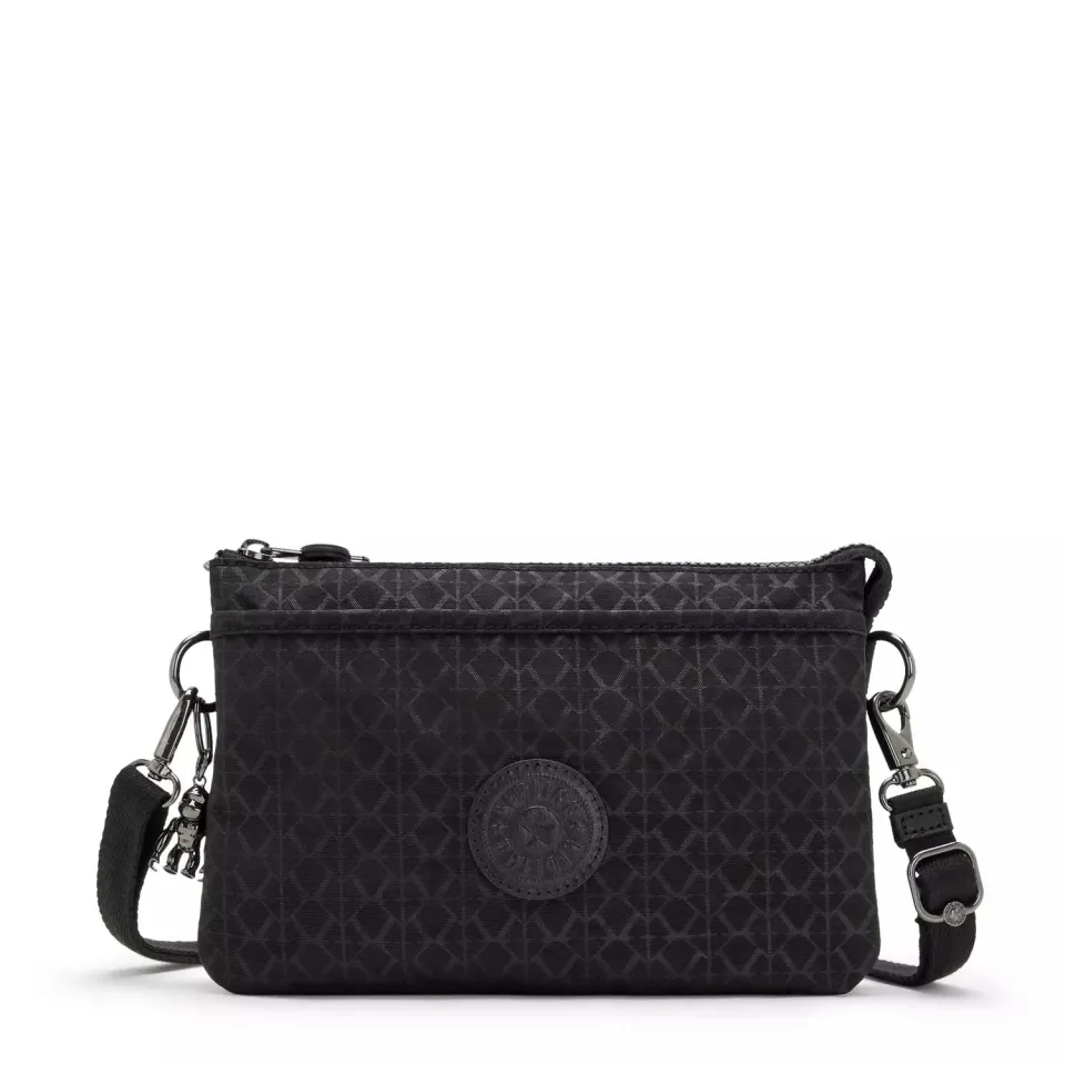 Kipling Riri crossbodytas klein Signature Emb geborduurd