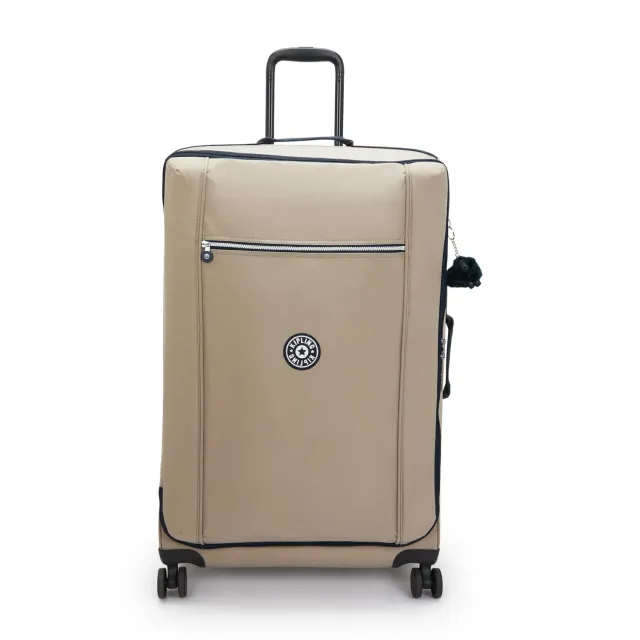 Kipling Jet L reiskoffer soft taupe combo groot lichtgewicht