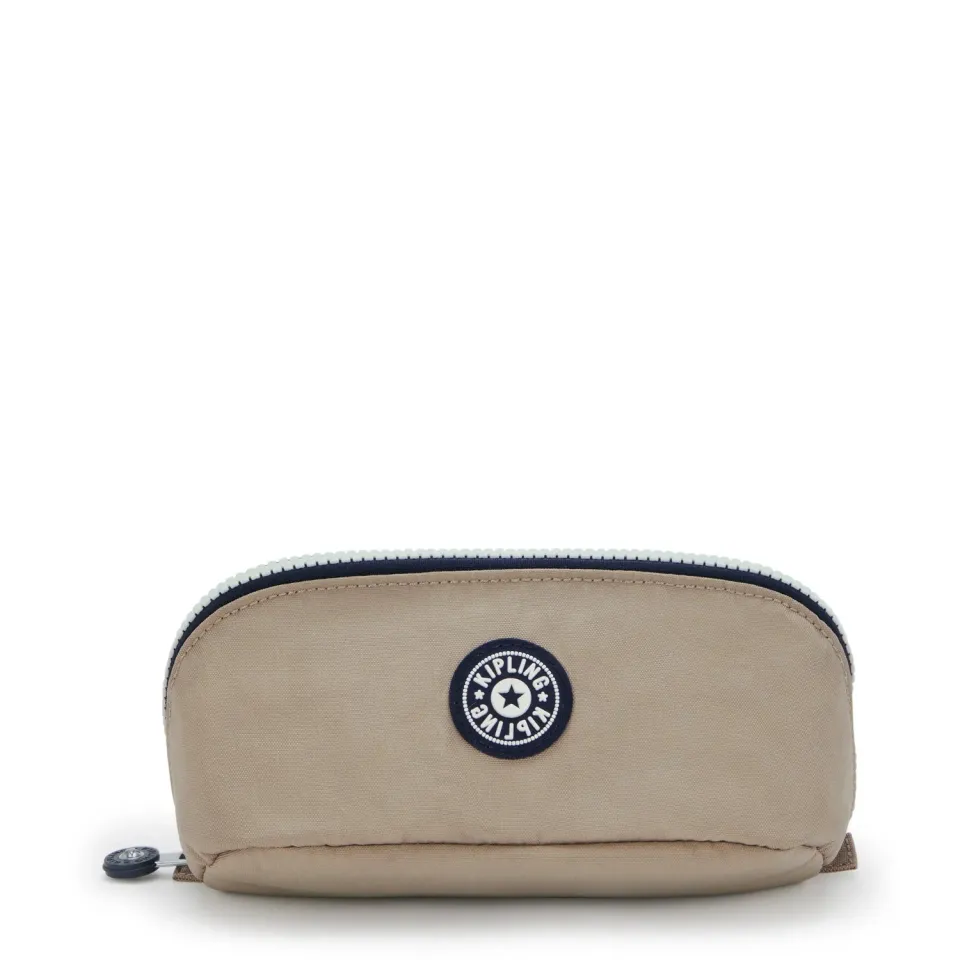 Kipling Mirko S toilettas Soft Taupe Combo klein met vakken