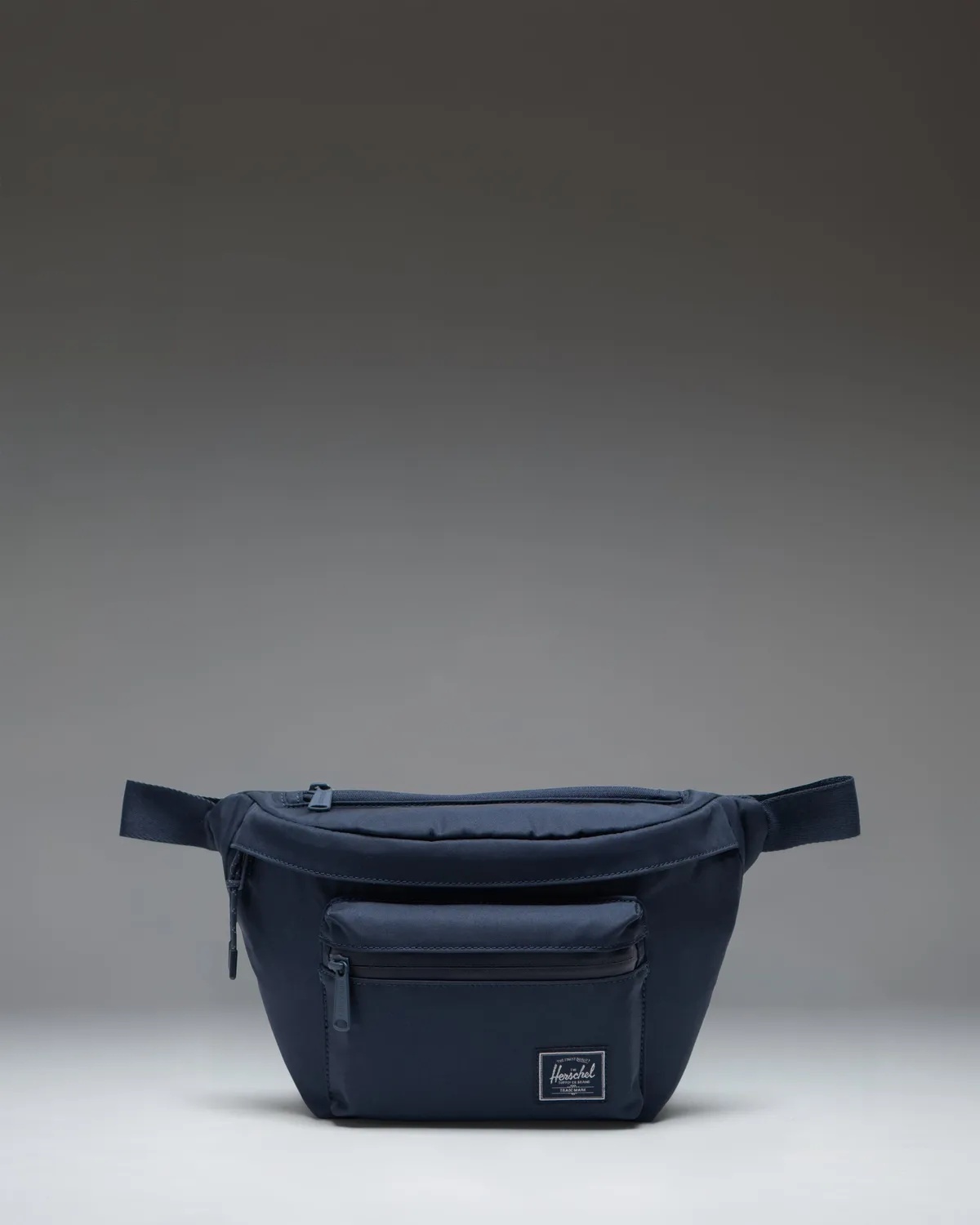 Herschel Pop Quiz Hip Pack Twill heuptas zwart grijs