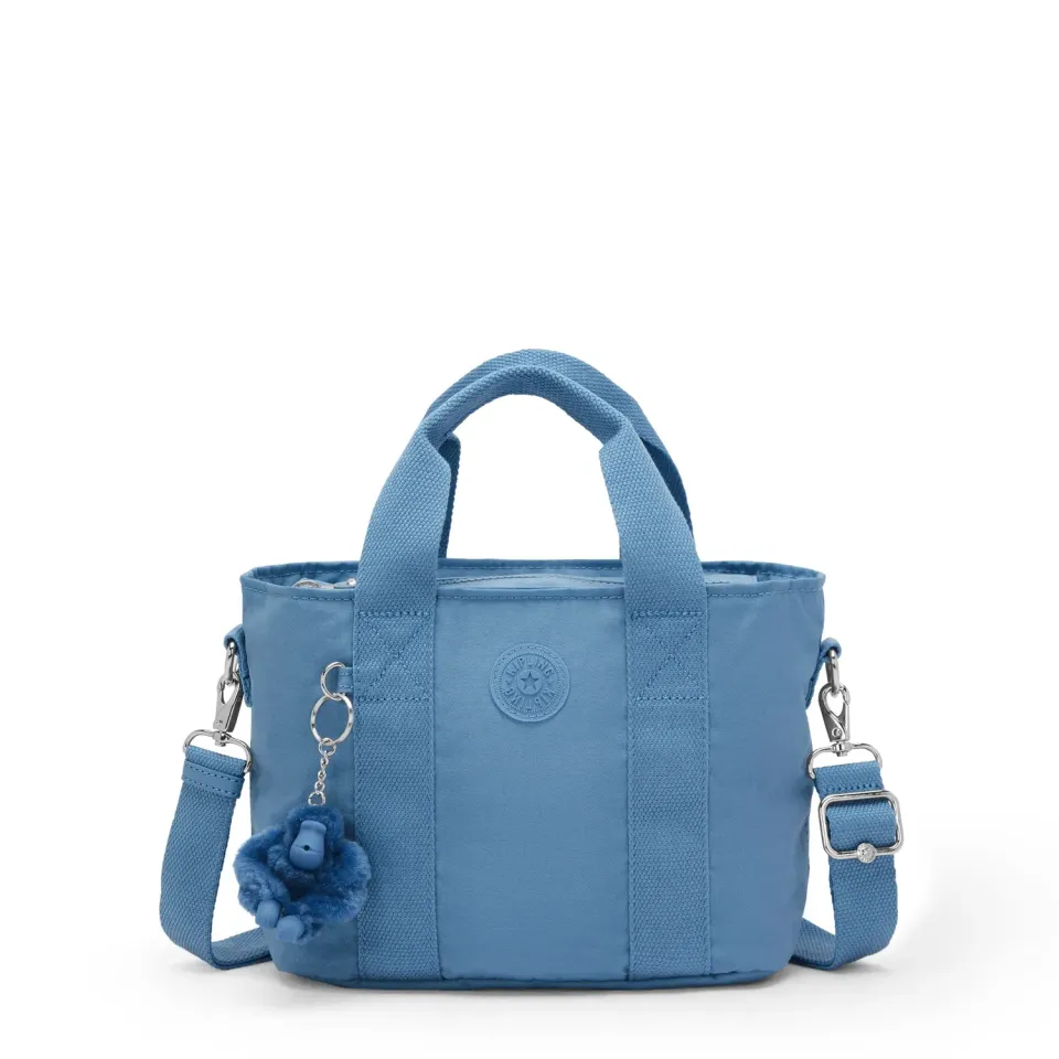 Kipling Minta schoudertas klein vintage blue waterafstotend