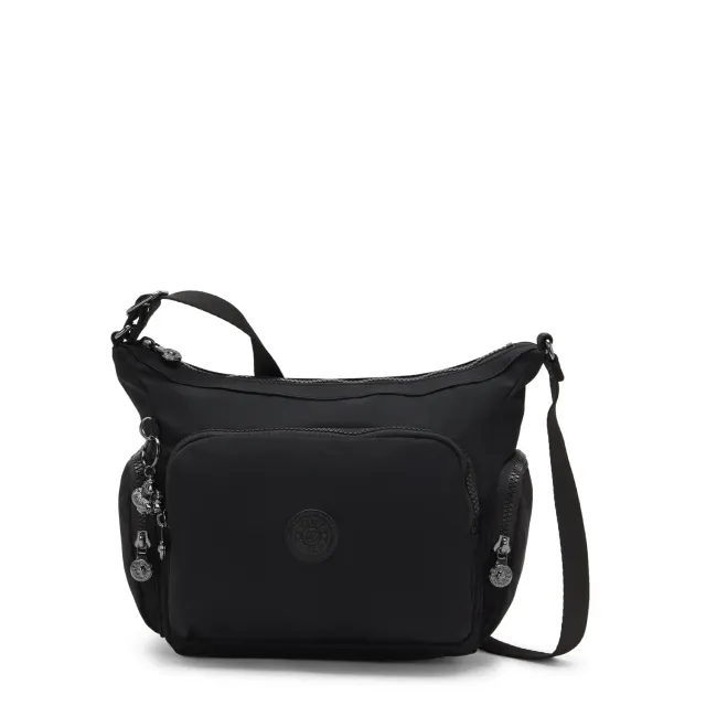 Kipling Gabb S crossbodytas Infinite Black medium met 6 ritsvakken