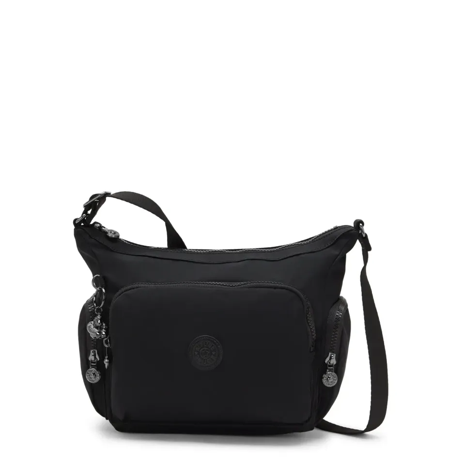 Kipling Gabb S crossbodytas Infinite Black medium met 6 ritsvakken