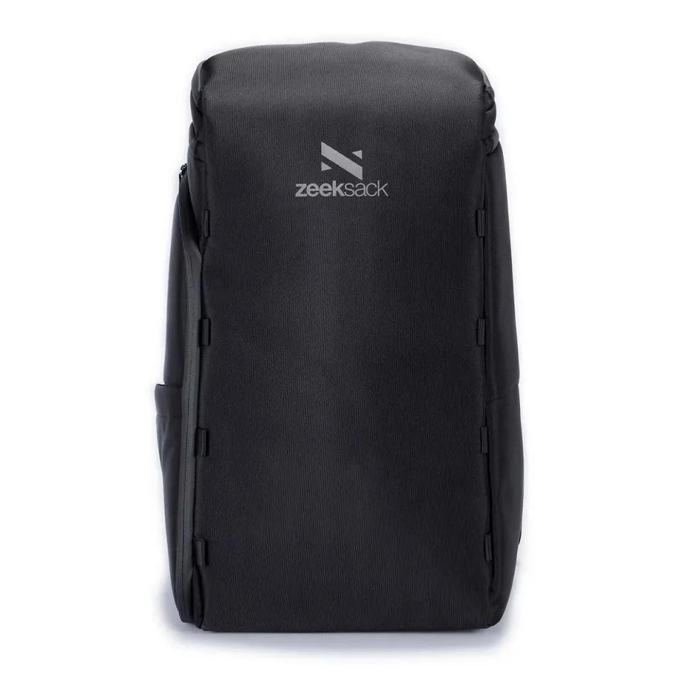 ZEEKSACK The Organizer 40L rugzak zwart canvas