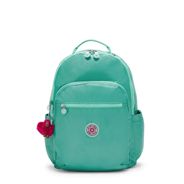 Kipling Seoul rugzak Groot Oasis Mint metallic