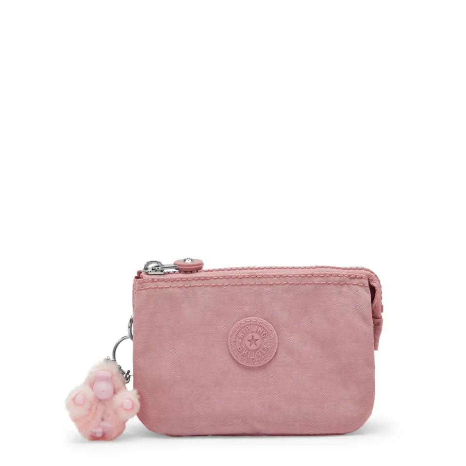 Kipling Creativity S portemonnee klein smoky blush met rits