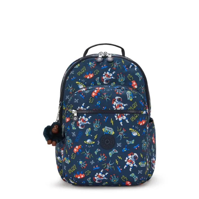 Kipling Seoul College Extra rugzak Groot Space Game