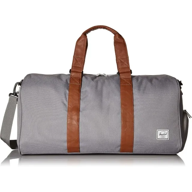 Herschel Novel reistas 42,5L Raven Crosshatch grijs canvas