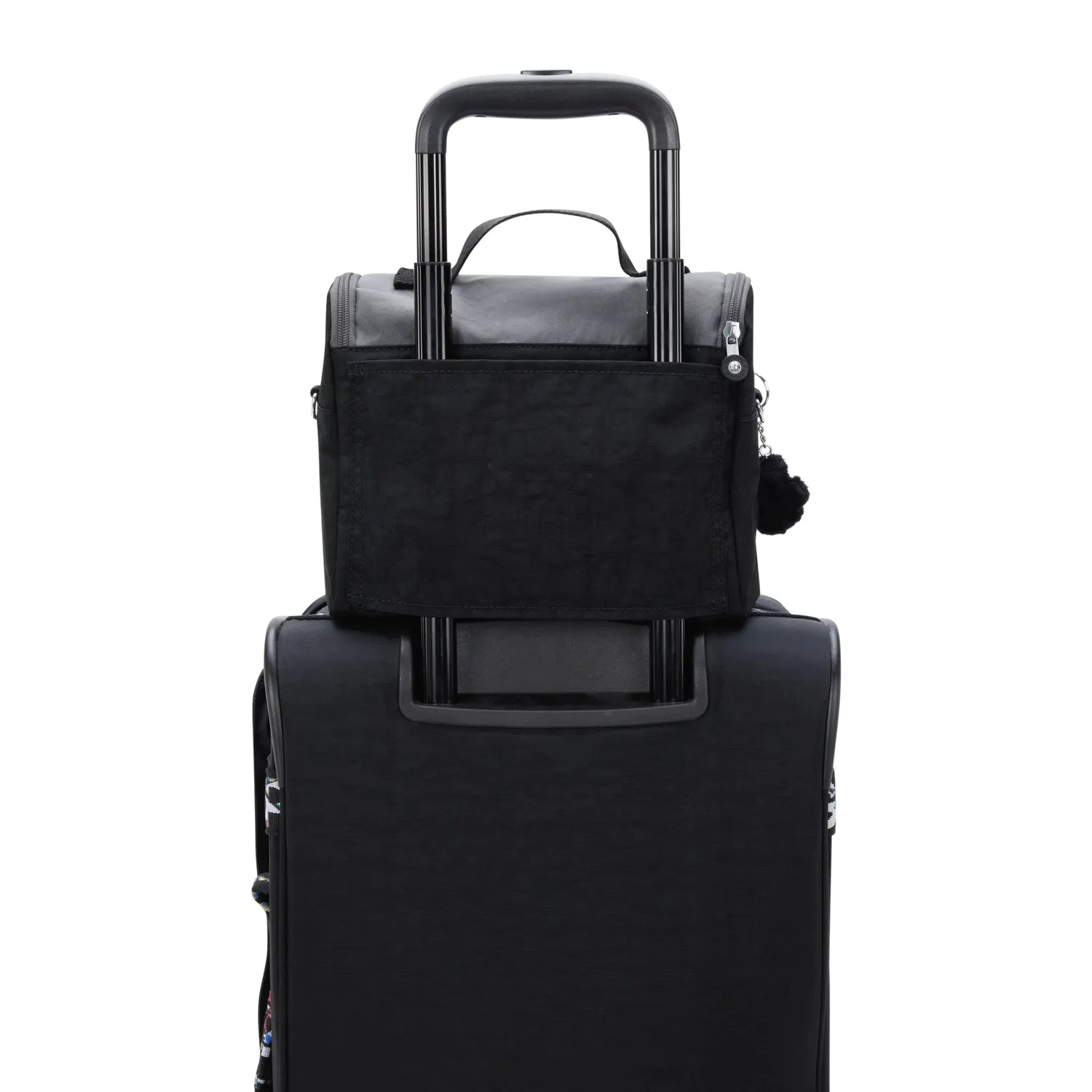Kipling New Kichirou lunchtas Space Black Block groot trolleybevestiging