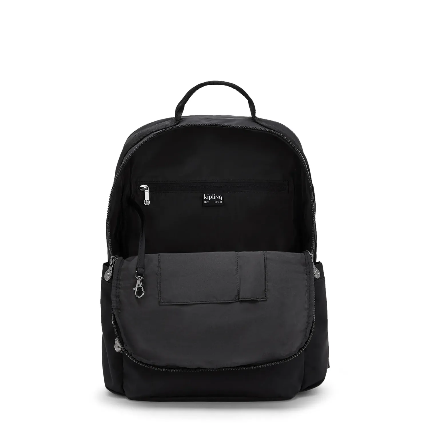 Kipling Biana rugzak Infinite Black laptop trolleyhoes