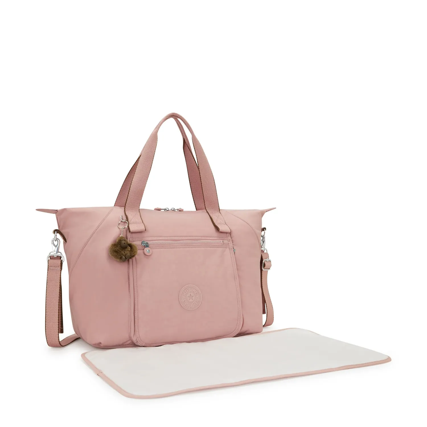 Kipling New Art M Babybag luiertas memory pink groot verschoonmat