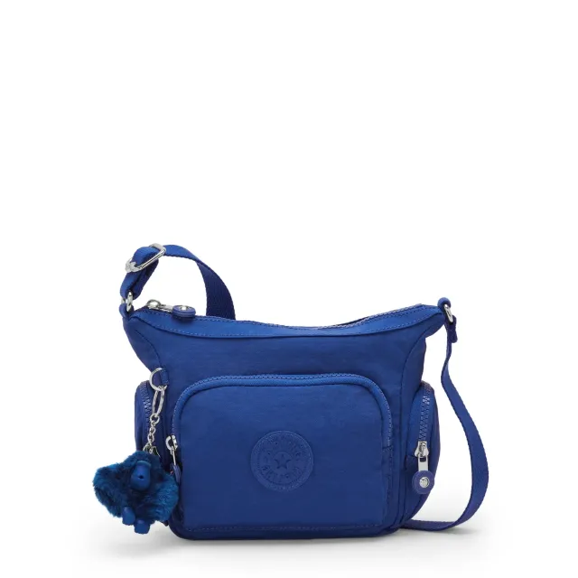 Kipling Gabbie Mini crossbodytas klein Blazing Blue met vakken