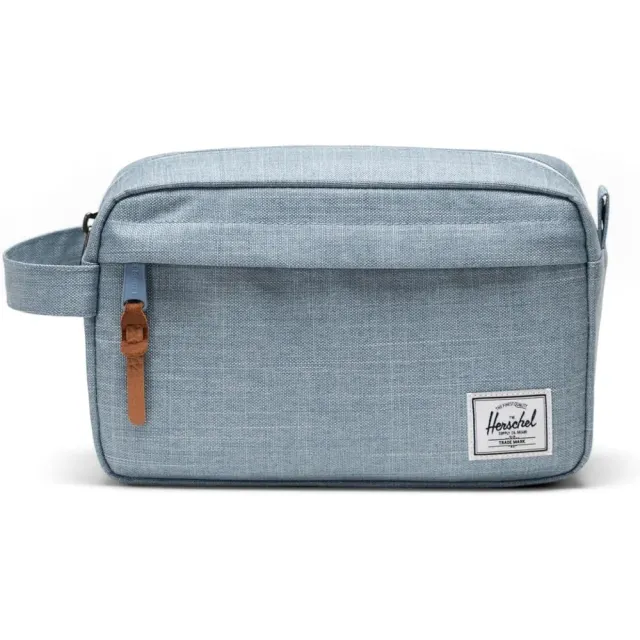 Herschel Chapter Toilettas Ashley Blue Crosshatch