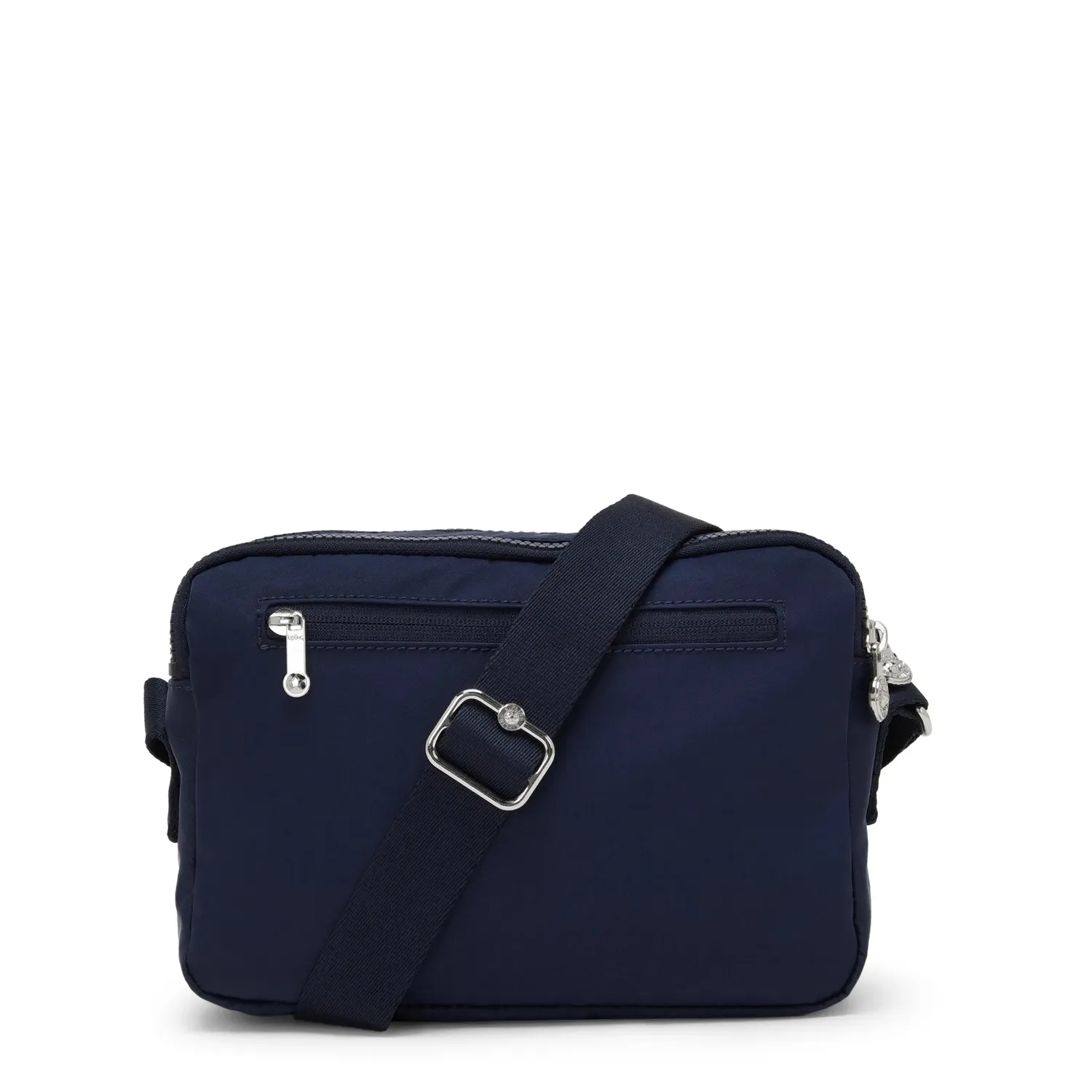 Kipling Abanu M crossbody Infinite Blue met voorvak