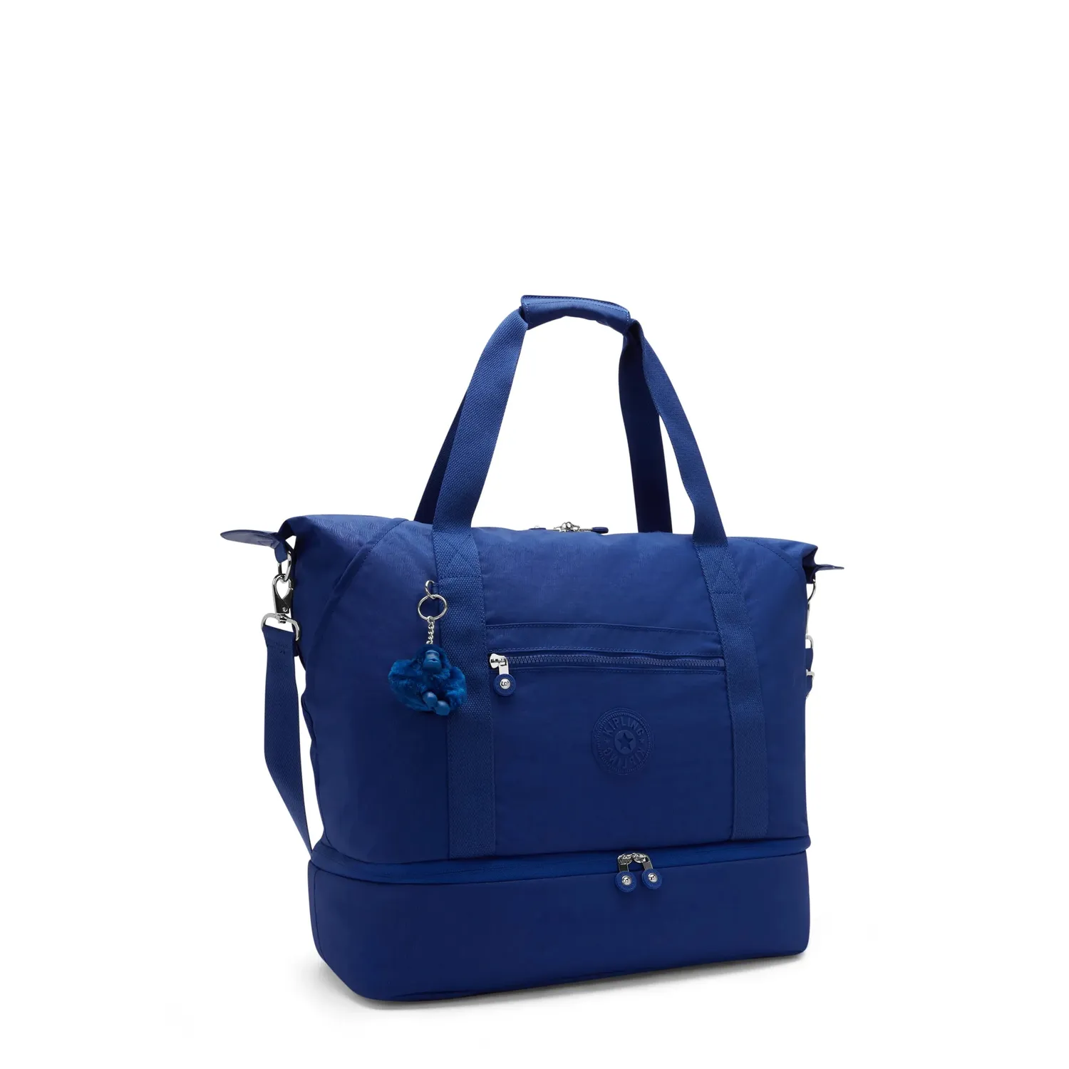Kipling Art M weekender Diamond Wave Emboss groot licht