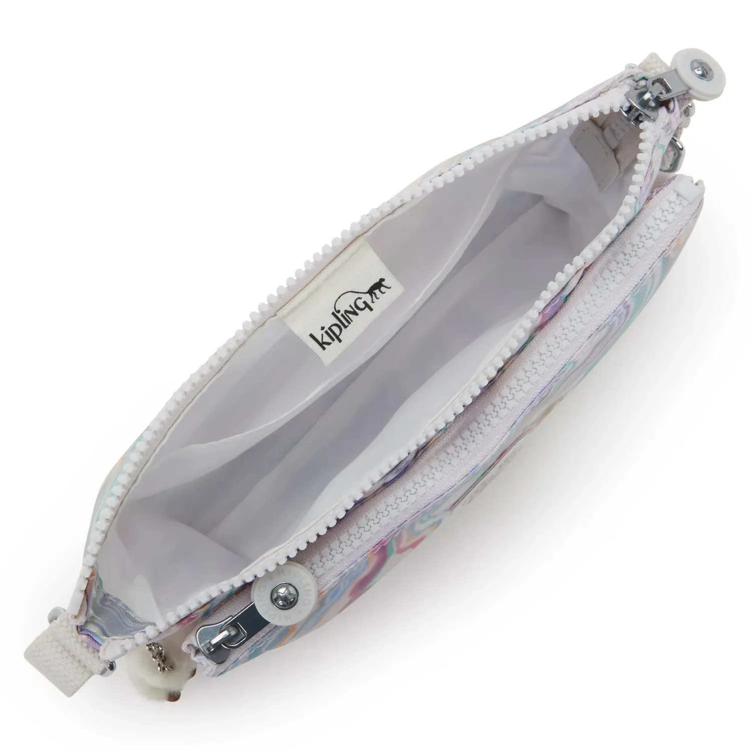 Kipling Mikaela schoudertas klein Tidal Dreams blauw