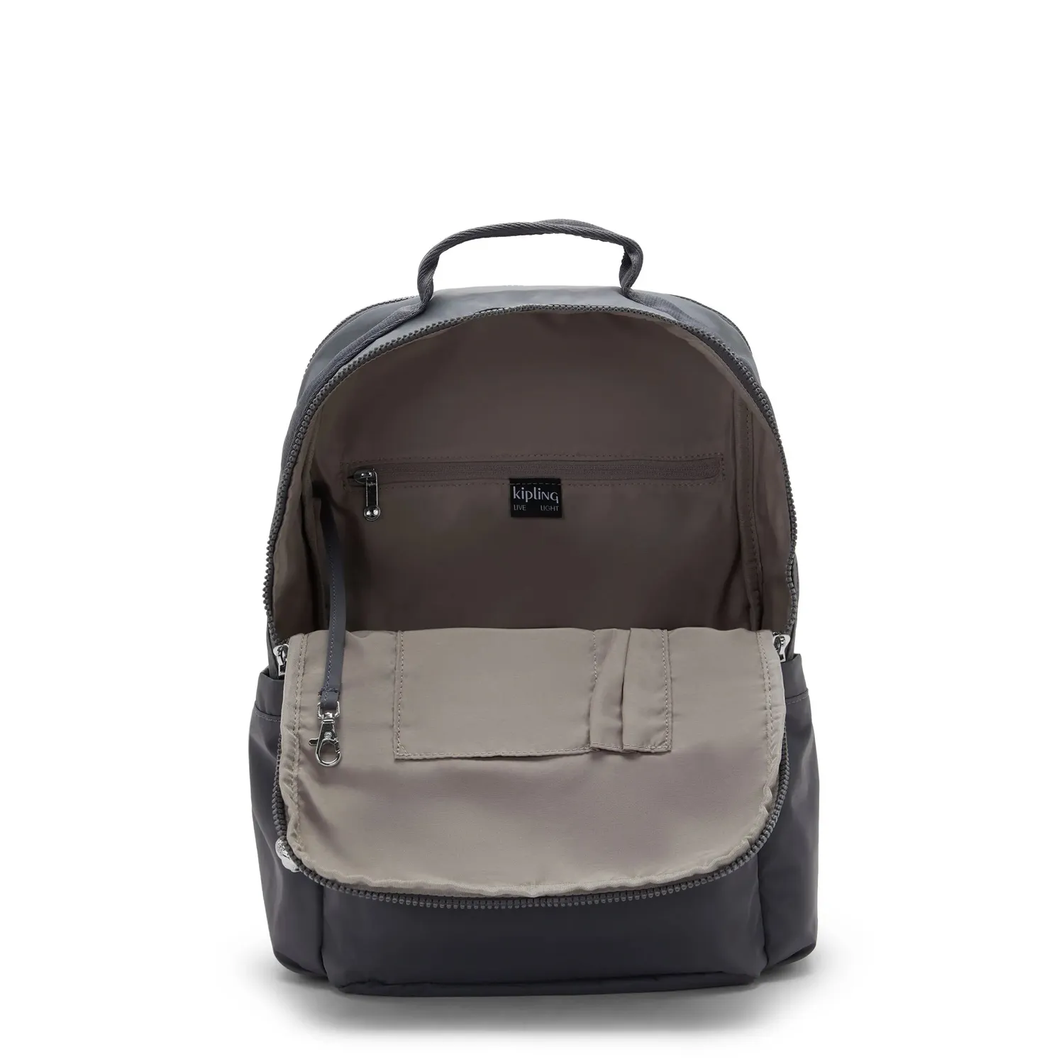Kipling Biana rugzak Moonlit Slate laptop trolleyhoes