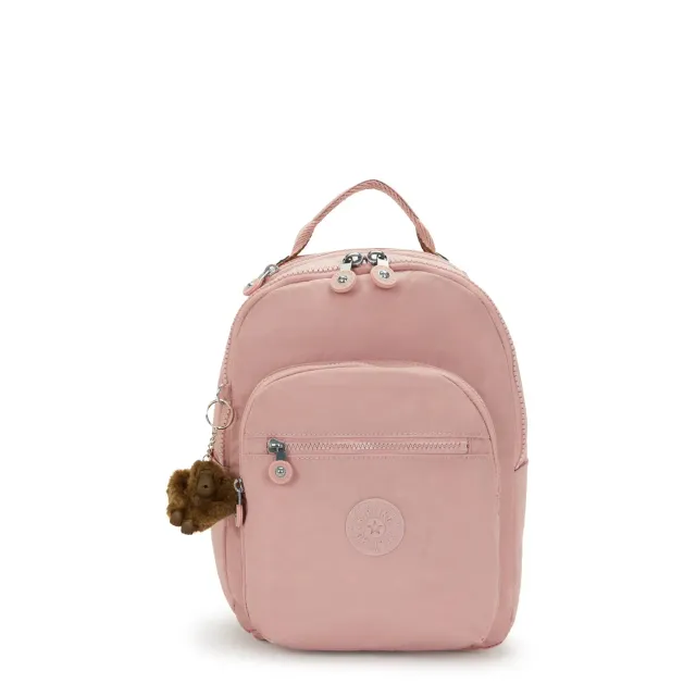 Kipling Seoul S kleine rugzak Memory Pink met 11 inch tabletvak
