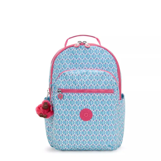 Kipling Seoul College rugzak Groot Dreamy Geo Combo 15 inch