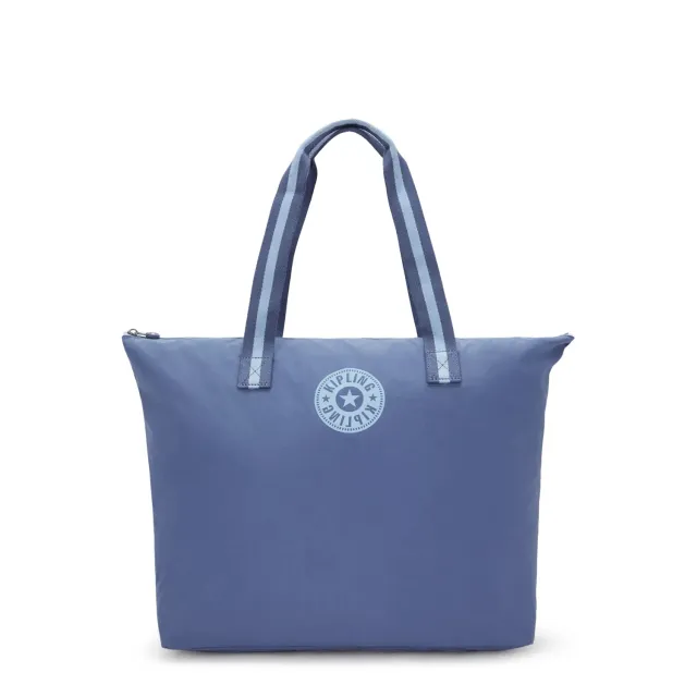 Kipling Davian Up shopper Bold Blue Hip groot opvouwbaar