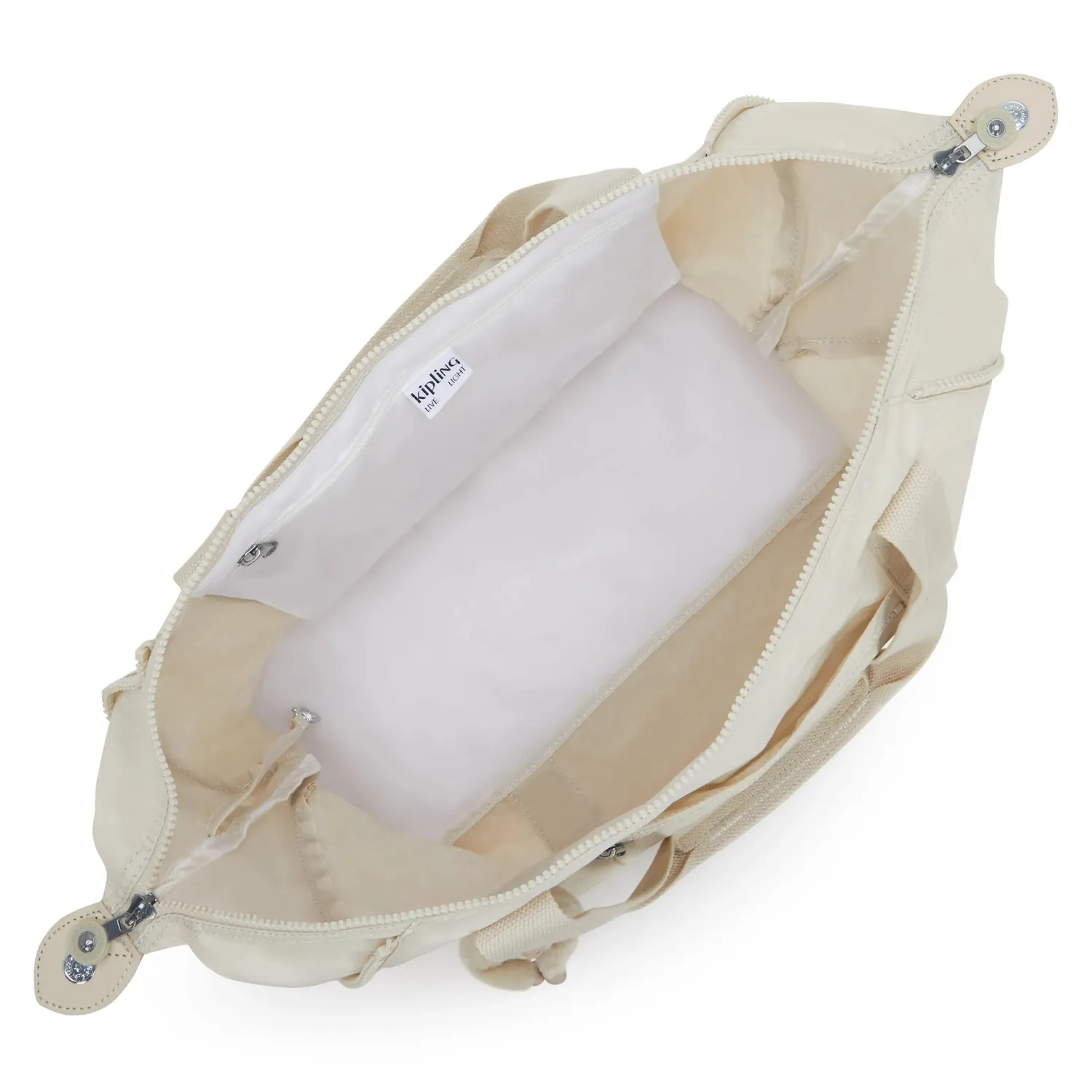 Kipling Art M schoudertas Hideaway Beige Groot neutraal