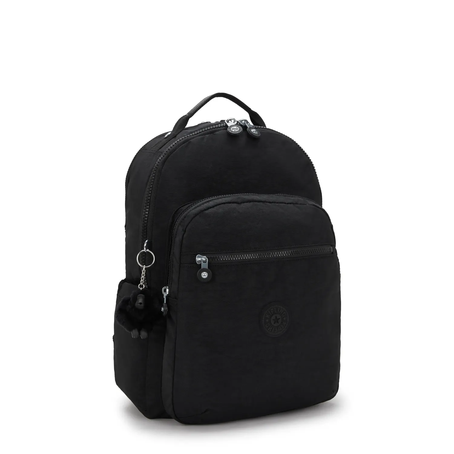 Kipling Seoul Lap rugzak Black Noir Groot met 15 inch laptopvak