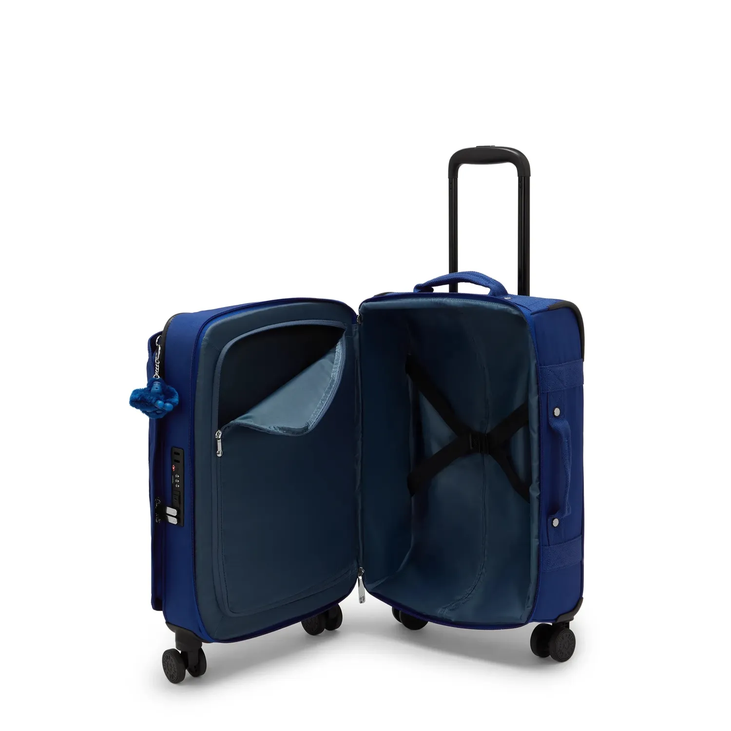 Kipling Spontaneous S koffer Klein Diamond Wave Emboss cabine