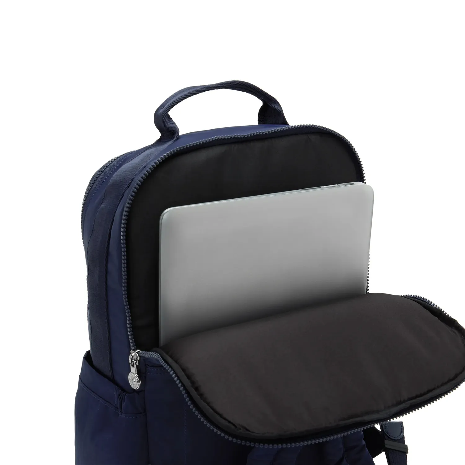 Kipling Biana rugzak Groot Infinite Blue met laptopvak