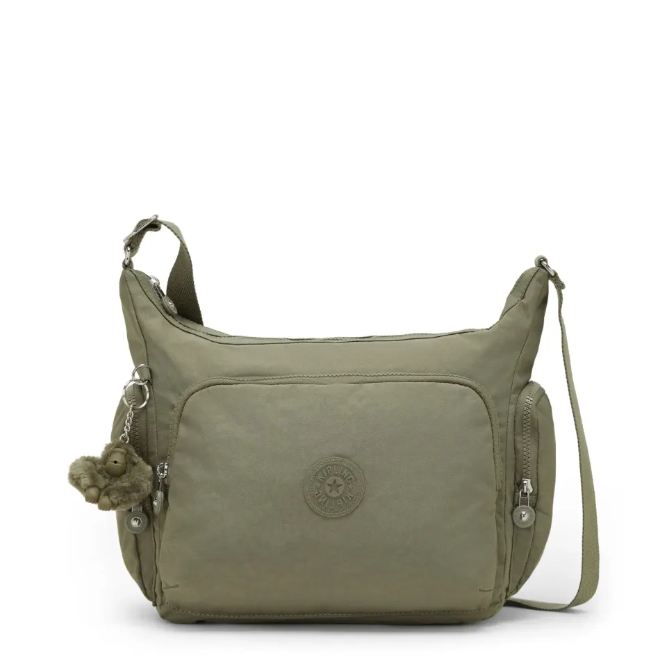 Kipling Gabb crossbodytas Groot Almost Sage lichtgewicht