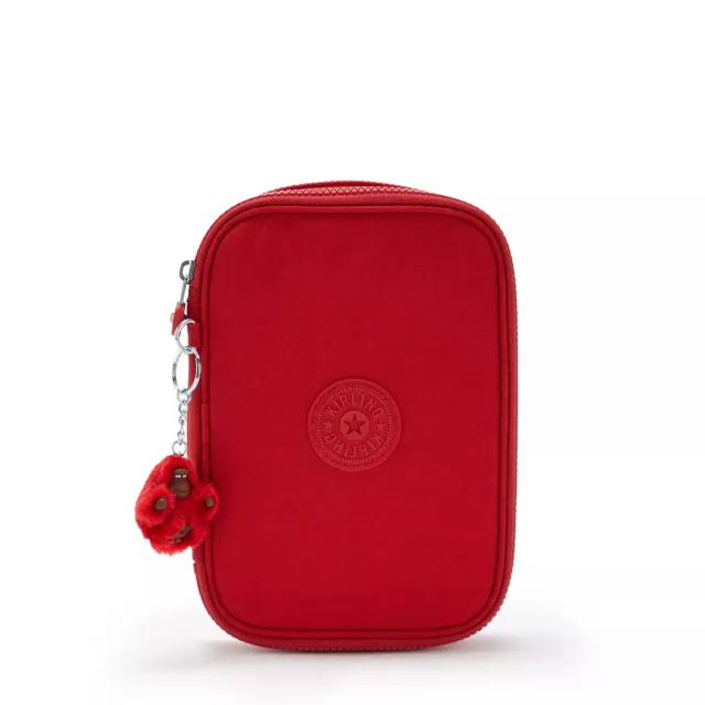 Kipling 100 Pens pennenzak Cherry Tonal groot nylon