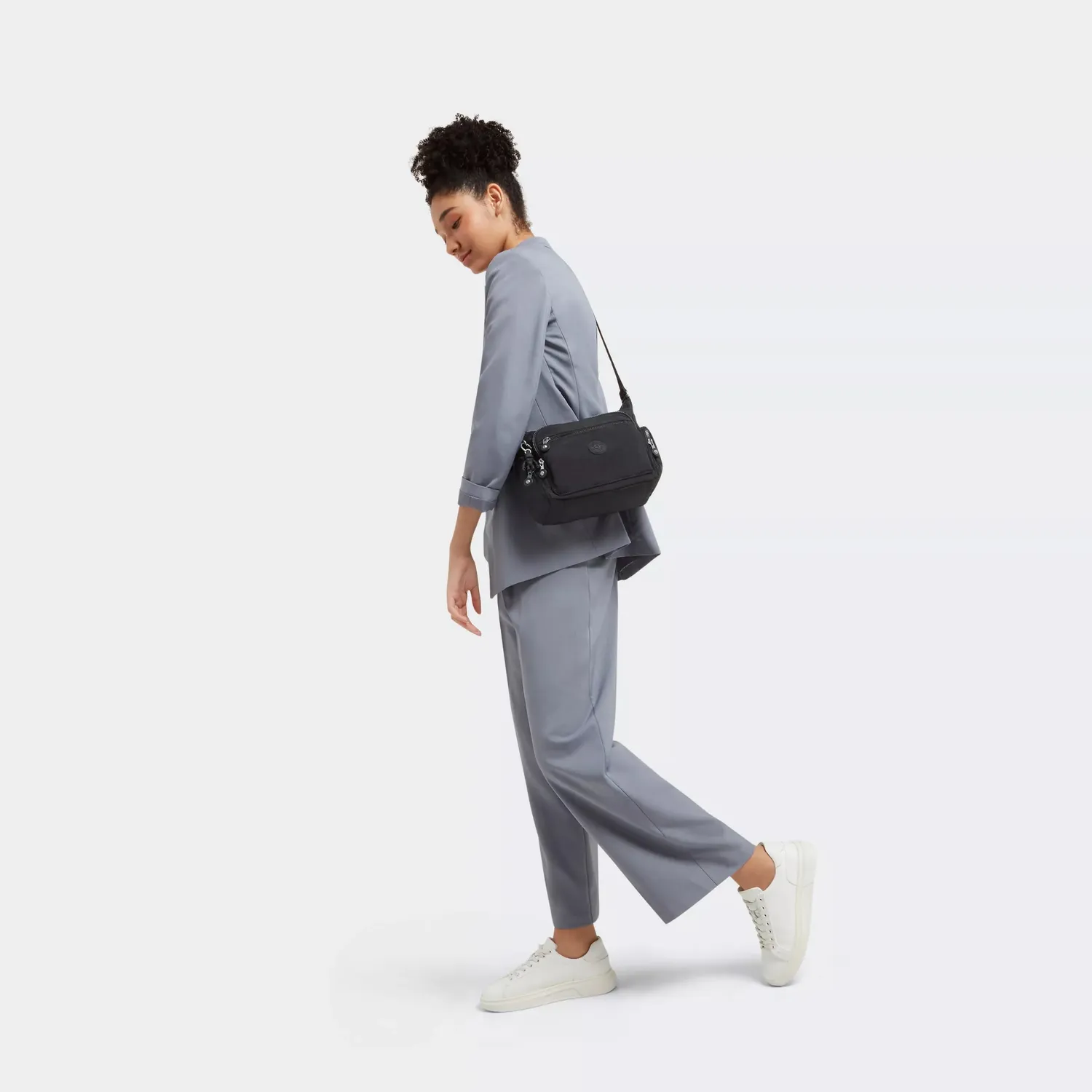 Kipling Gabbie S schoudertas Black Noir klein dagelijks