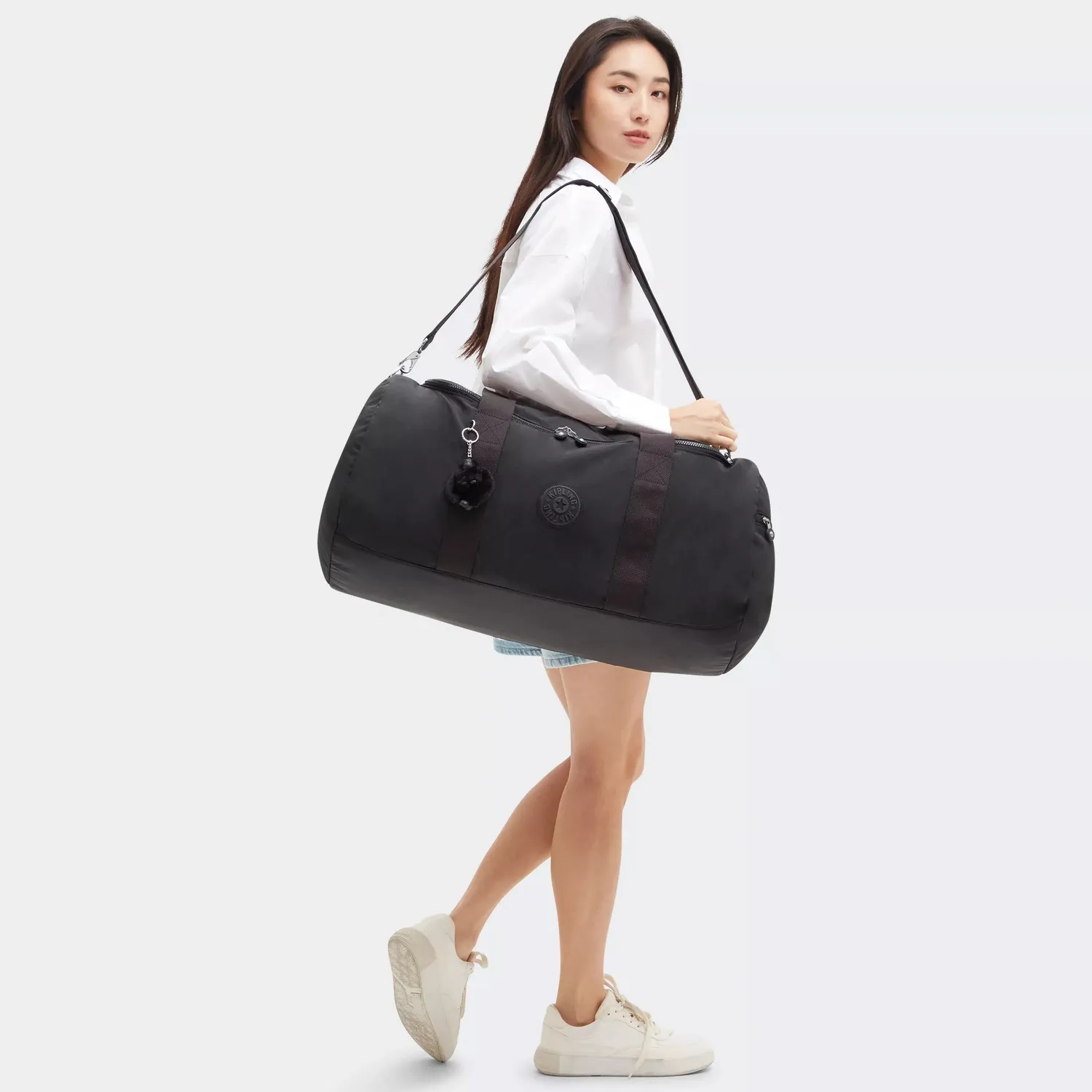Kipling Argus M weekendtas Black Noir groot waterafstotend