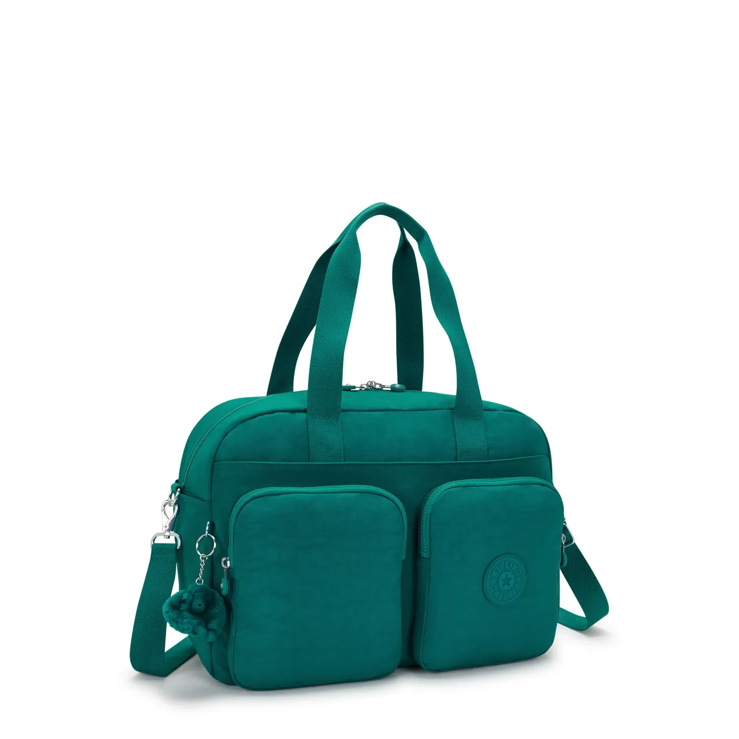 Kipling Defea XL weekendtas Medium Outspoken Green laptopvak