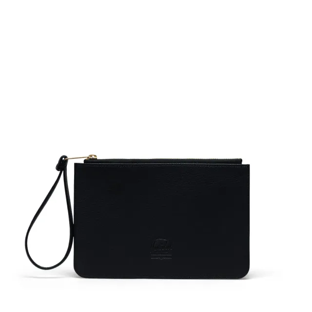 Herschel Edessa Pouch etui zwart vegan leer polsband